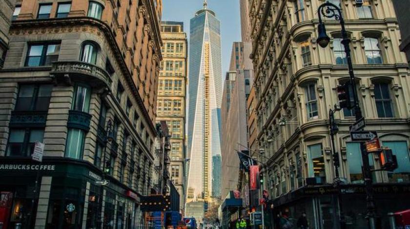 Vue d'une rue à New York